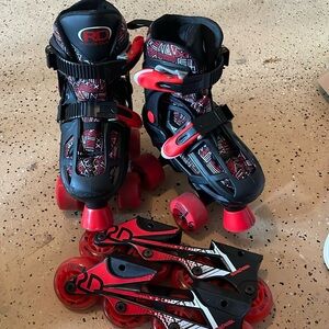 Kids RD Roller Derby Skates and Roller Blades Size 12-2